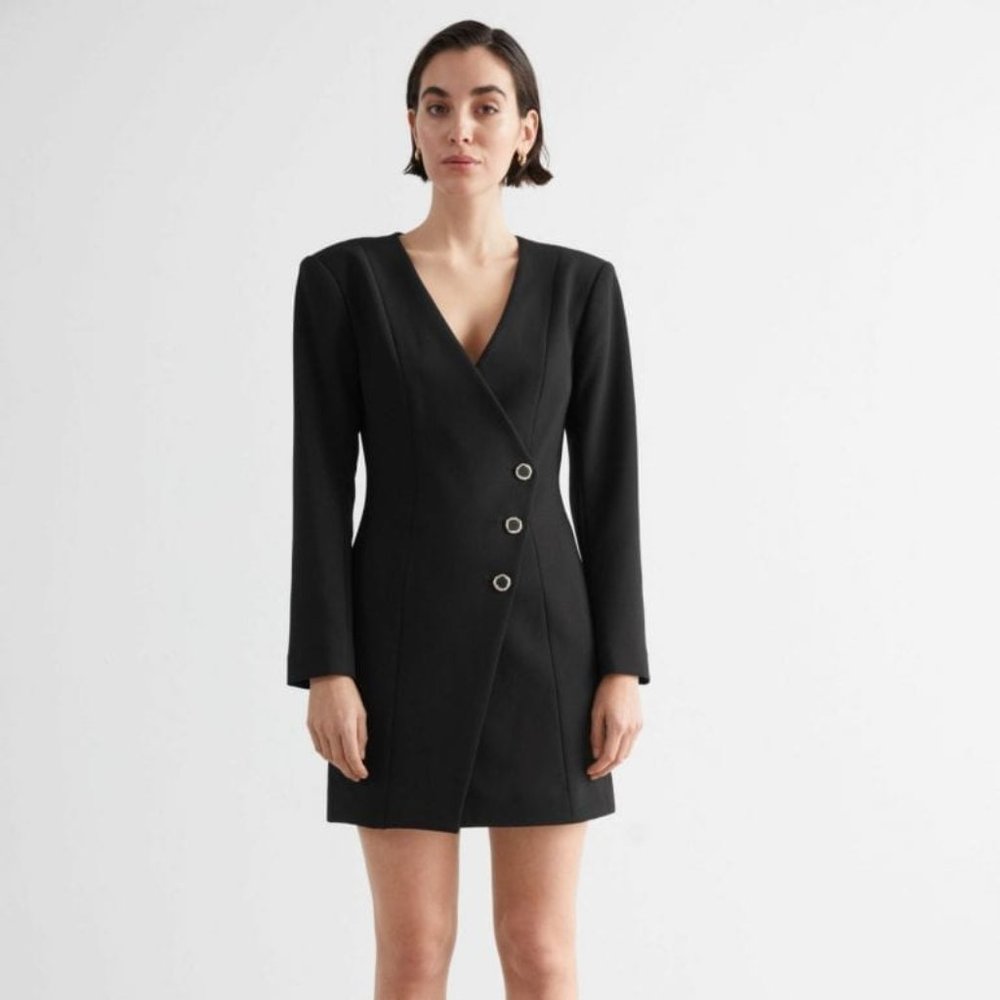 NWT & Other Stories Black Blazer Dress